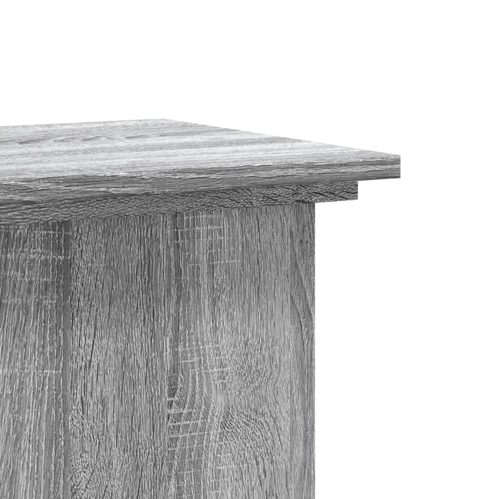 Supporto per piante | Sostegno per piante Grigio Sonoma 33x33x100 cm in Truciolato