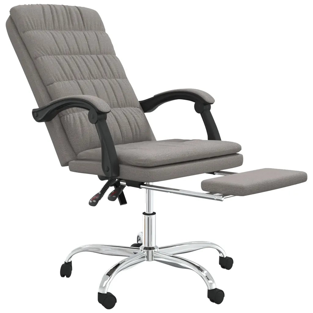 Poltrona da Ufficio Reclinabile Tortora in Tessuto cod mxl 60372