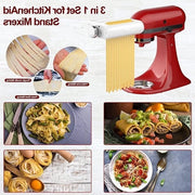 Accessori per blender 3 in 1 per spaghettini e fettuccine con ruota per pasta e snidatore di pasta.