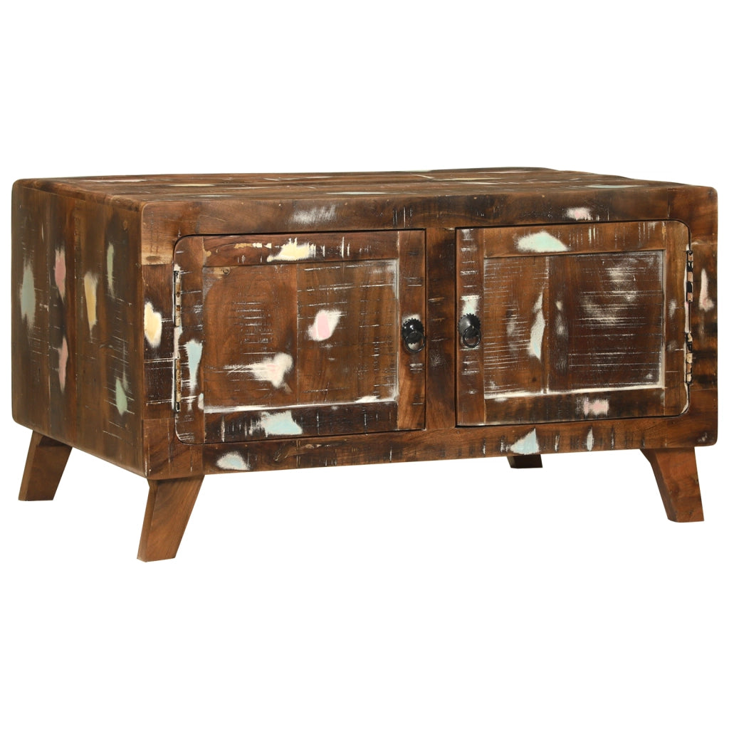 Tavolino da CaffÃ¨ Multicolore 80x54x45 cm Legno di Recupero