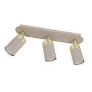 Plafoniera barra moderna cashmere oro 3xGU10 Milagro