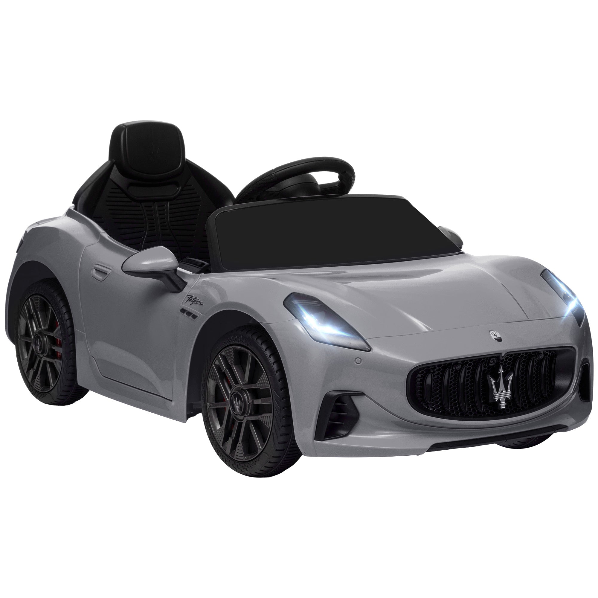 Macchina Elettrica per Bambini con Licenza Maserati Gran Turismo Folgore 12V Grigio
