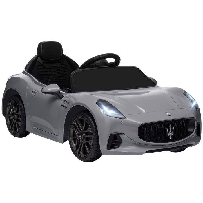 Macchina Elettrica per Bambini con Licenza Maserati Gran Turismo Folgore 12V Grigio
