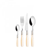 ARIANNA Ghiera Argento Anticato, Posate Set 24 Pz, Scatola