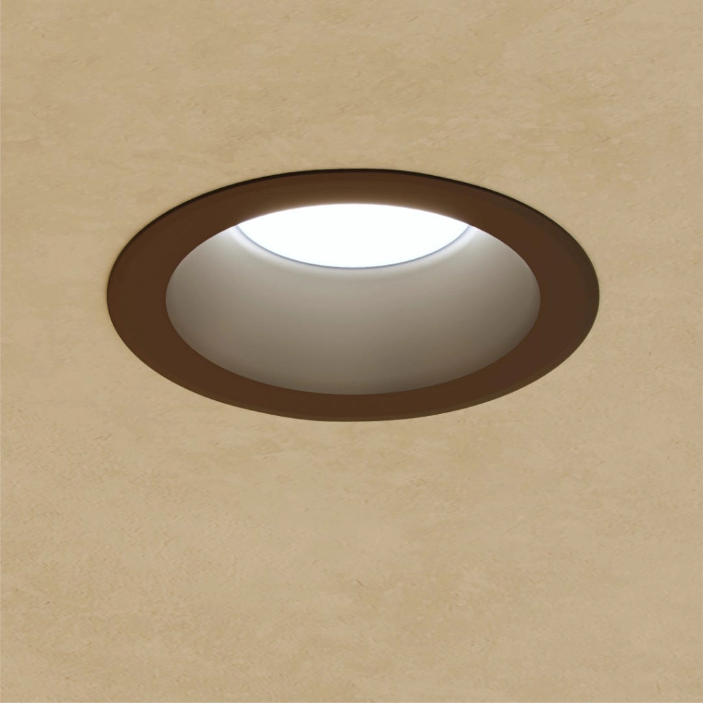 Faretto LED da incasso MINI THESSIS 15W 90º CCT Switch 3000K-4000K-5000K Colore Nero Opaco per Illuminazione Interna Professionale