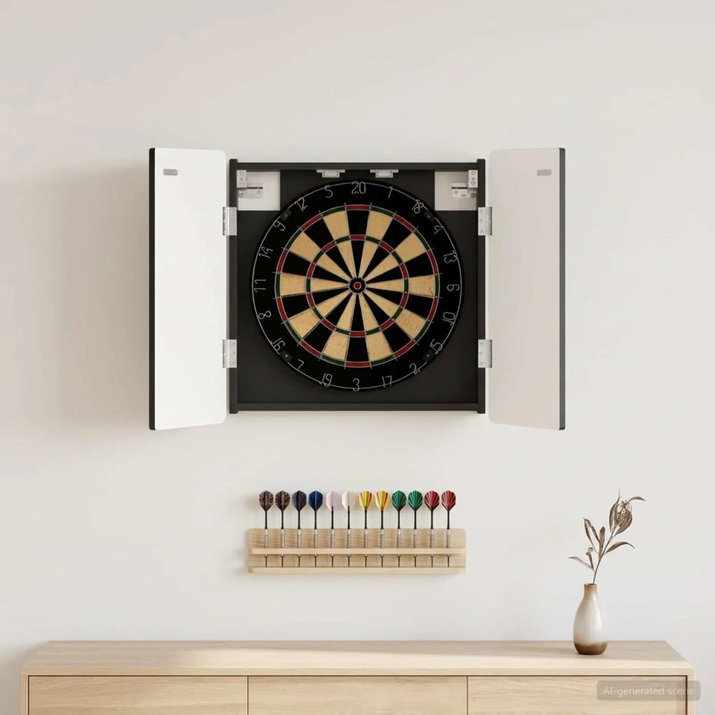 Armadio per Dartboard ZWOLLE Nero 52,5 x 10,5 x 57,5 cm 896446
