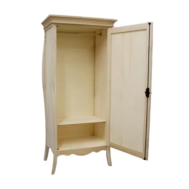 armadio classico 1 porta legno grezzo 93x64x213 (3083) - Mobili 2G