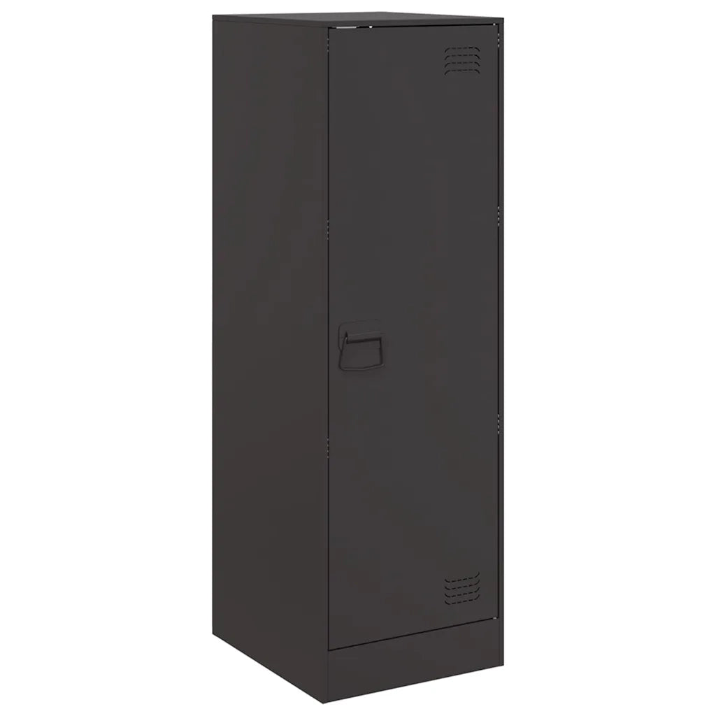 Credenza Nera 34,5x39x107 cm in Acciaio 841703