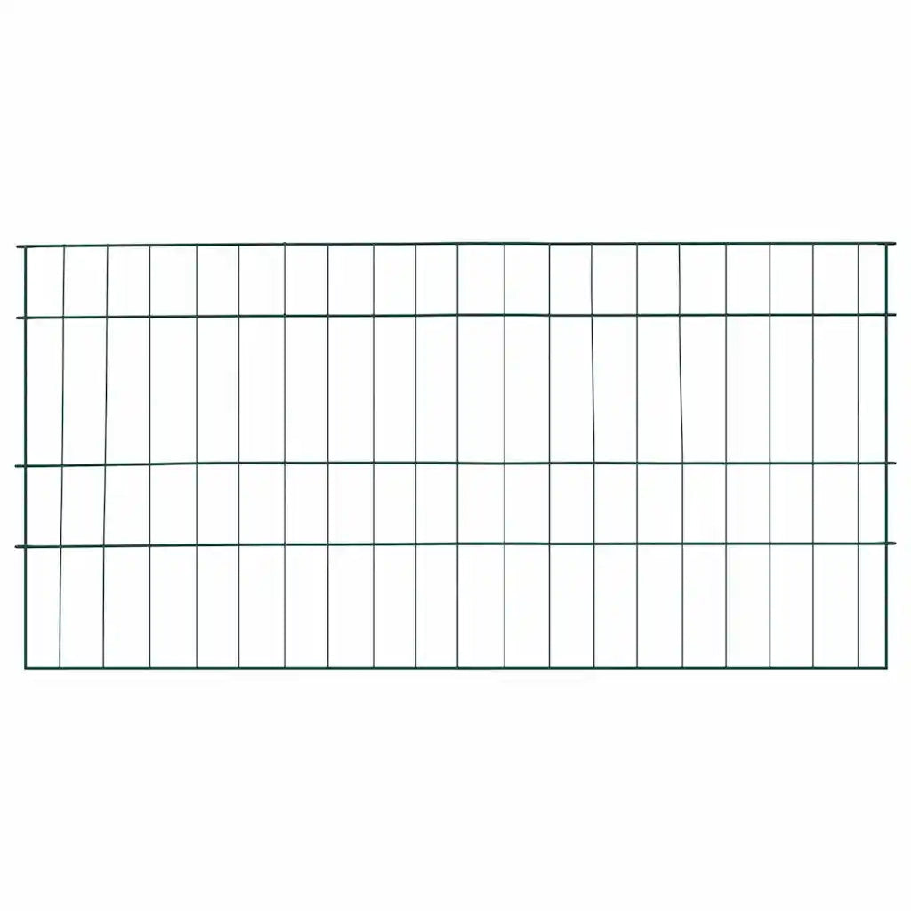 Set di Recinzione per Stagno 5 pcs Verde 100 x 50 cm Acciaio
