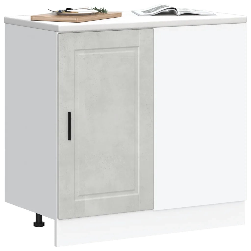 vidaXL Base da Cucina Porto Grigio Cemento in Legno Multistrato
