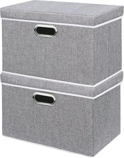 Cassa di stoccaggio pieghevole per tessuti - Contenitore di stoccaggio per asciugamani e abiti - 45x30x30x30cm
