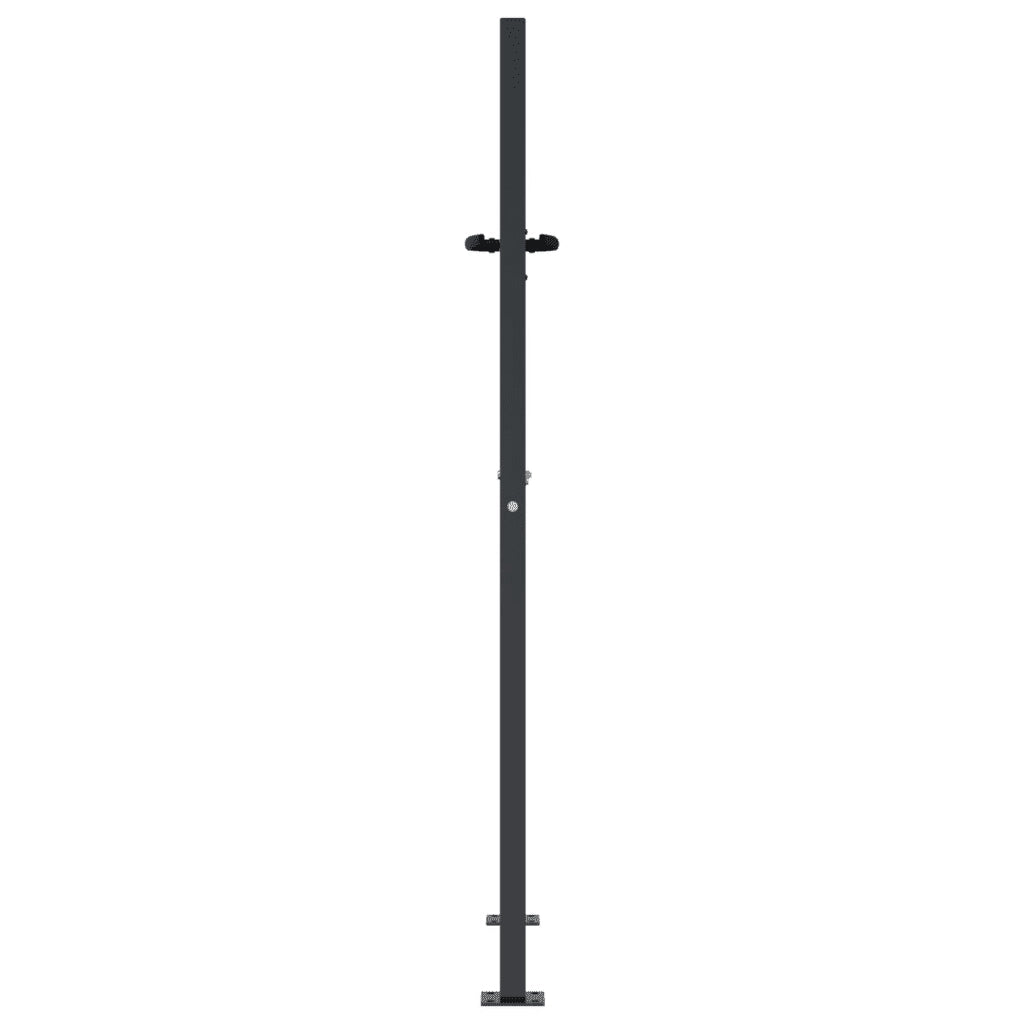 Cancello da giardino antracite 100x125 cm in acciaio con design ad albero 153156