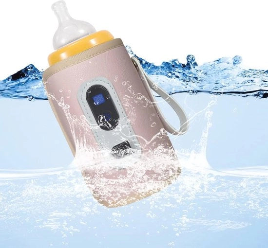 Flessa termica portatile per neonati con alimentazione USB e 5 impostazioni di temperatura regolabili - Ideale per uso domestico e fuori casa