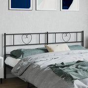 Testiera di Ricambio in Metallo Nero 180 cm 355499