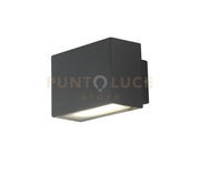 APPLIQUE BIEMISSIONE LED AGERA NERA 6W 680LM CCT 3000K / 4000K IP54 9X6,5X6,5CM