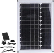 Pompa ad acqua solare 20W 800L/h 12V 5 metro di sollevamento per laghi e giardini - Pompa ad acqua silenziosa a doppio effetto con pompa solare.