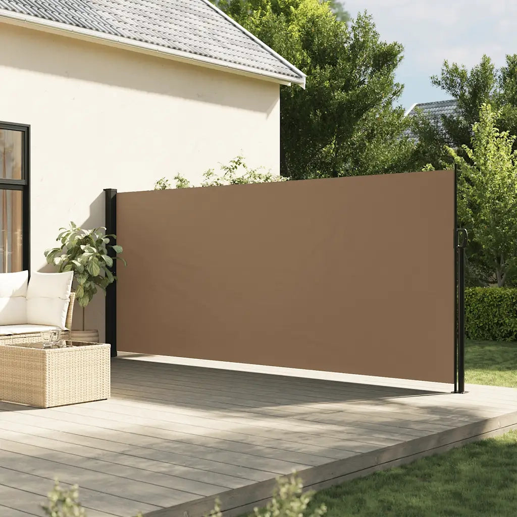 Tenda Laterale Retrattile Tortora 170x300 cm 4004334