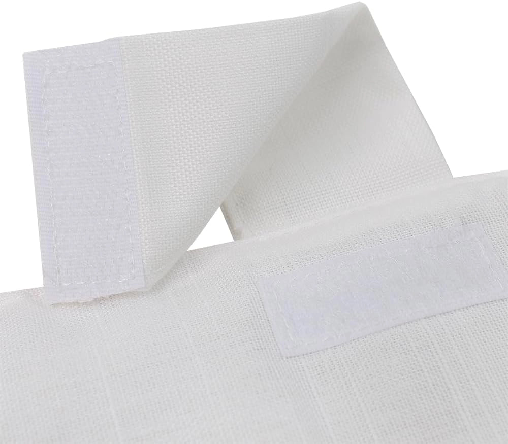 Copriforno Morbido Shabby Chic Cuori Passanti Tessuto Chiusura Velcro Proteggi Forno Cucina Dis.C