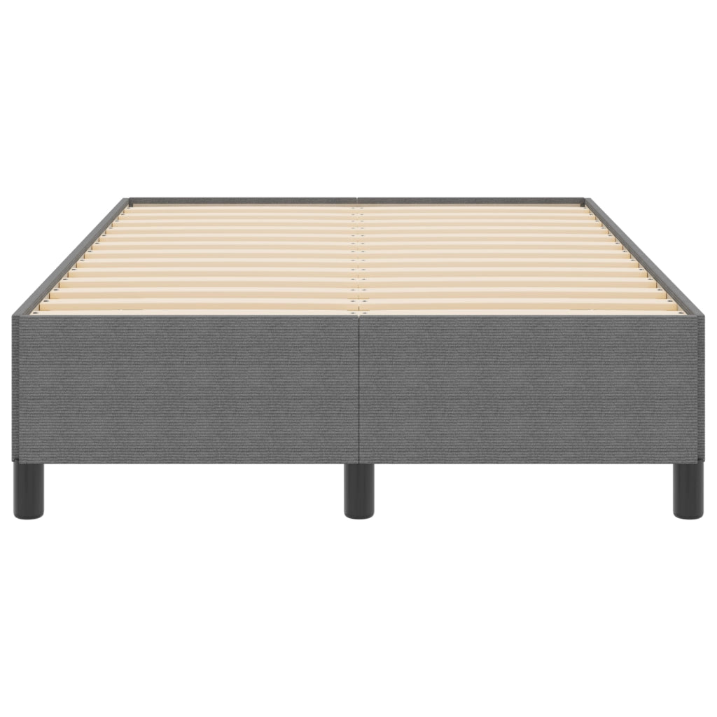 Struttura Letto  Grigio Chiaro 120x190 cm in Velluto a Coste