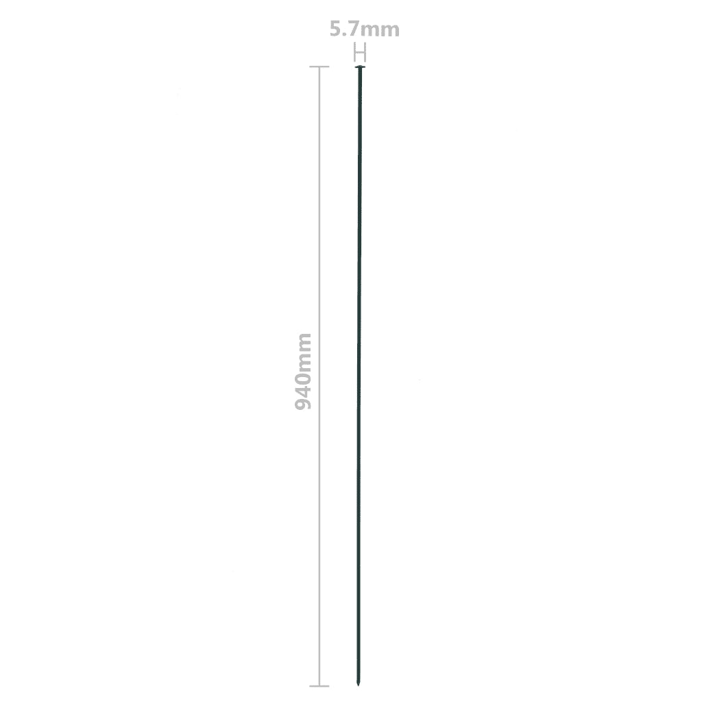 Set Recinzione da Giardino | Recinzione da cortile ad Arco 77,5x64 cm Verde