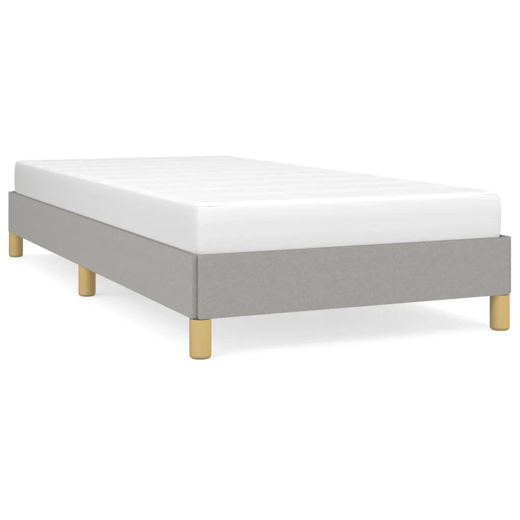 Giroletto senza Materasso Grigio Chiaro 90x190 cm Tessuto 346778