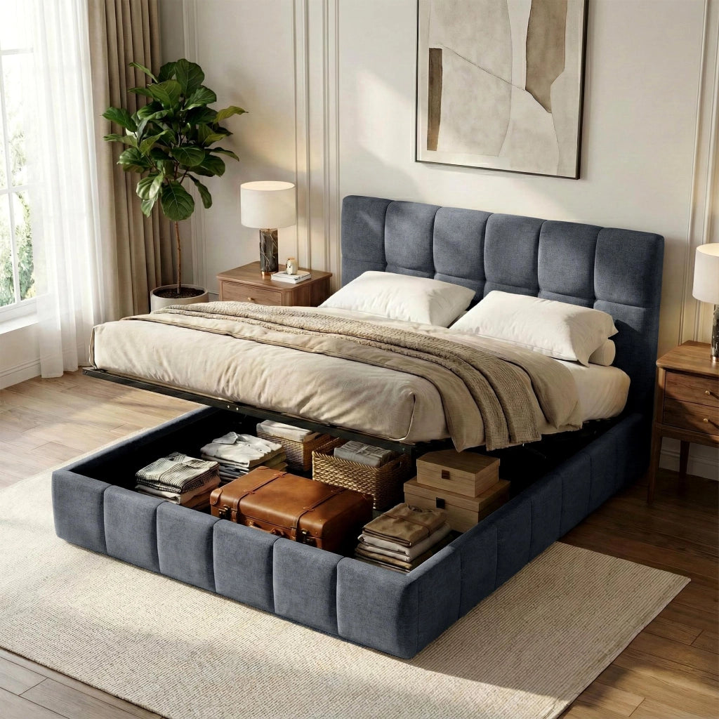 Letto Ladia tessuto 160x200 cm 1