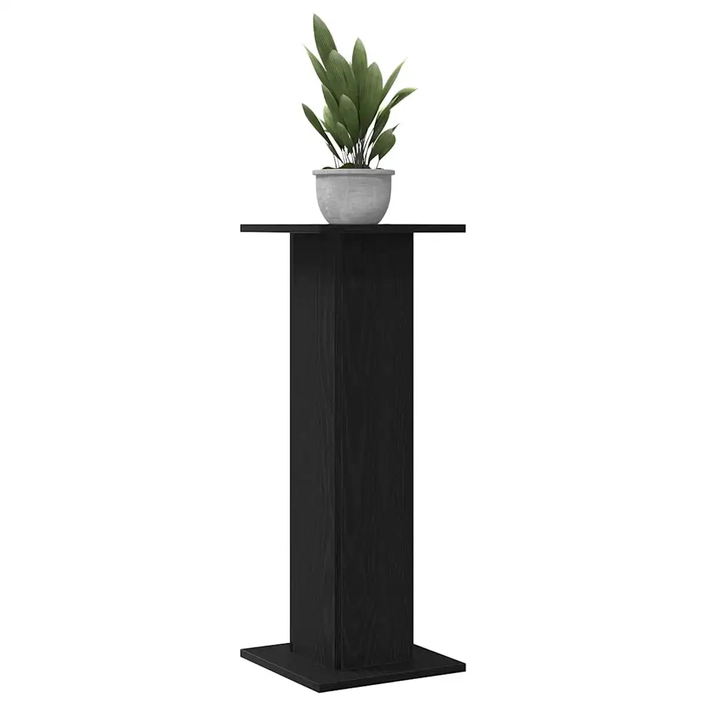 Supporto per piante 2 pz Rovere Nero 30 x 30 x 80 cm CFW5741976