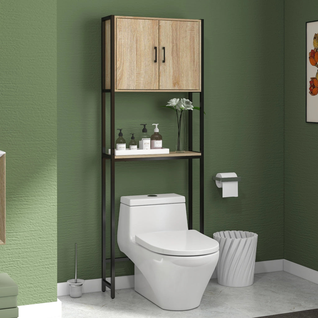 Mobile Bagno Sospeso Sottolavabo 2 Ante ¨C Minimal ¨C Legno 64x19x178 cm