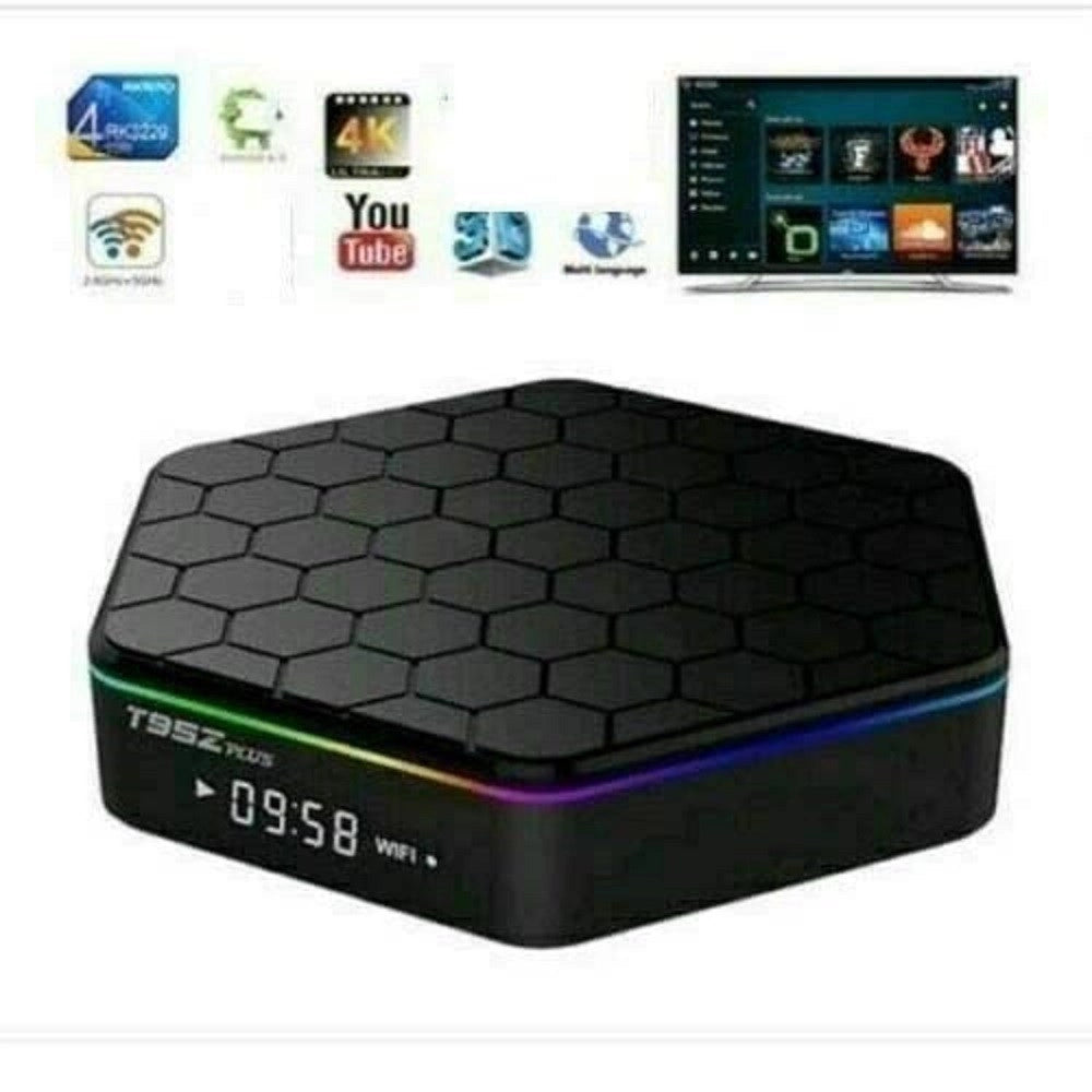 Trade Shop - Tv Box Android 9.0 T95z Plus 4gb Ram + 64gb Rom Q5 Youtube Smart Tv Cw487 -