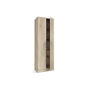 Armadio REY – 2 porte – 80×180 cm – Rovere chiaro – Stile scandinavo