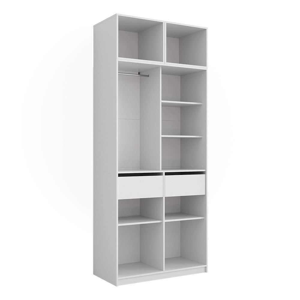 Armadio Elmo Bianco 50 x 40 cm Set di 3 Vicco