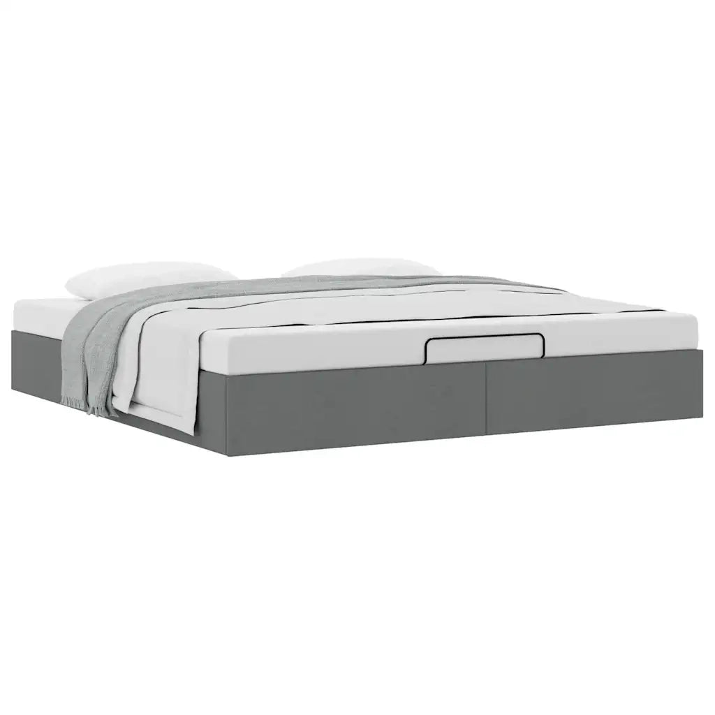 Struttura Letto Pouf senza Materasso 160x200 cm in Tessuto