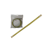 Tubo gas in acciaio inox con rivestimento flessibile 100 cm UNI EN 14800