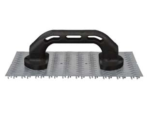 RASCHIATORE PER INTONACO A DENTI DI LUPO- - cm.25,3x15,5 - 4 pezzi
