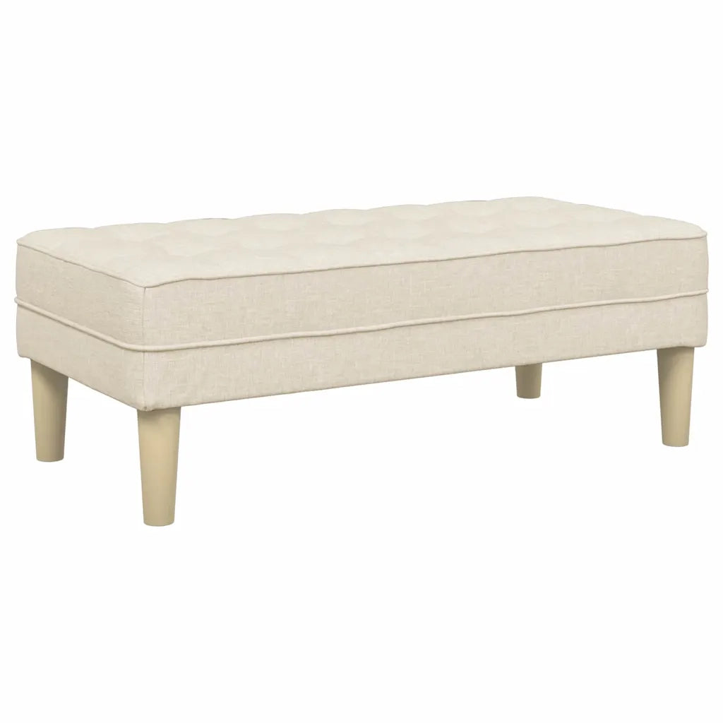 panchina con cuscino Tela 113 x 57 x 39 cm Tessuto CFW9917658