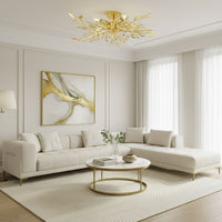 Lampada Da Soffitto Ebt022-5c Gold