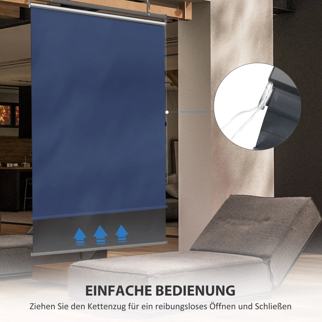 Tenda da sole verticale ¨C zephmum ¨C grigio scuro 124x222 cm