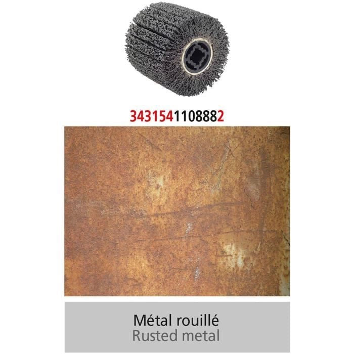 Spazzola FARTOOLS in carburo di silicio per rex120c e rex200