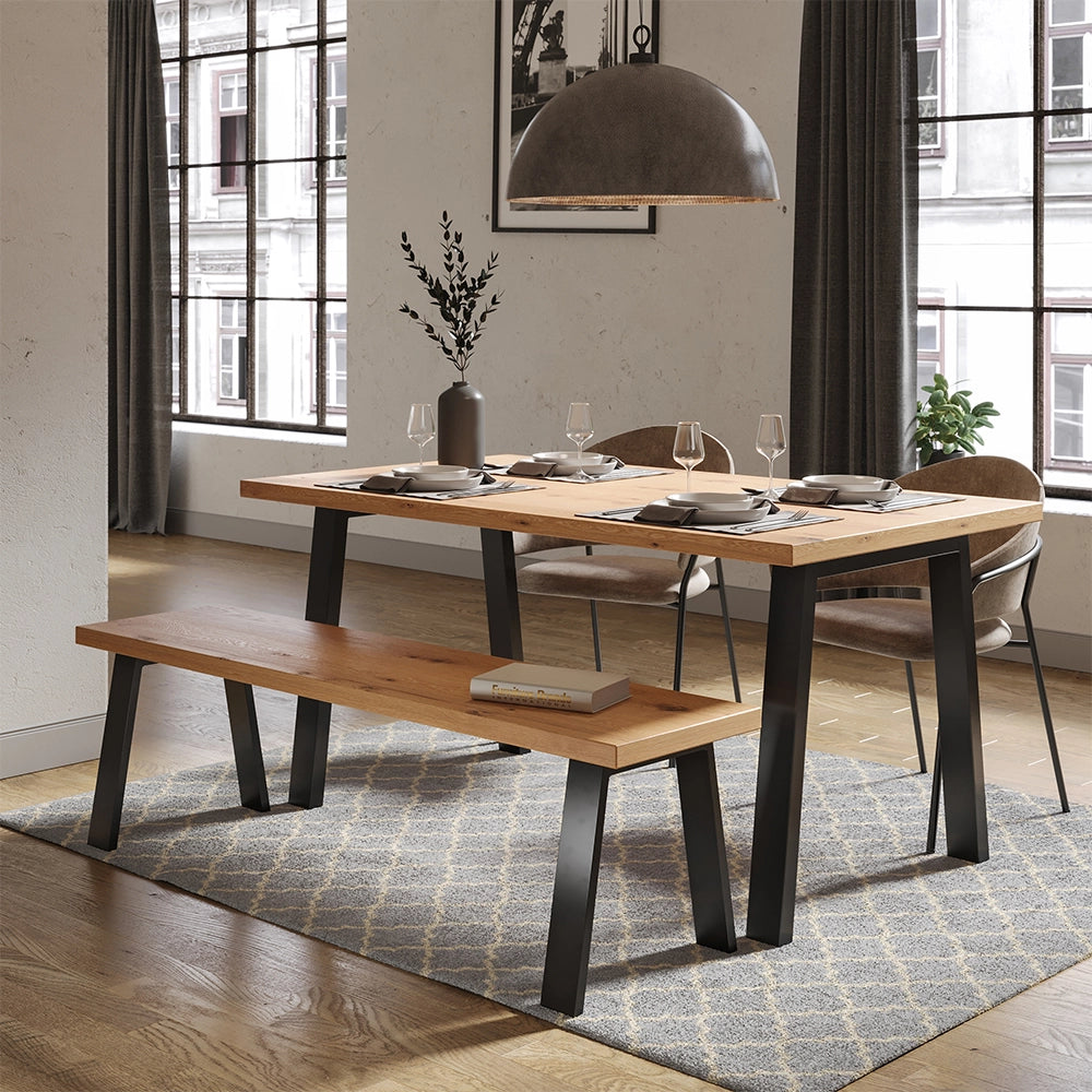 Vicco Gambe per tavolo Nero 75 x 72 cm A forma di U