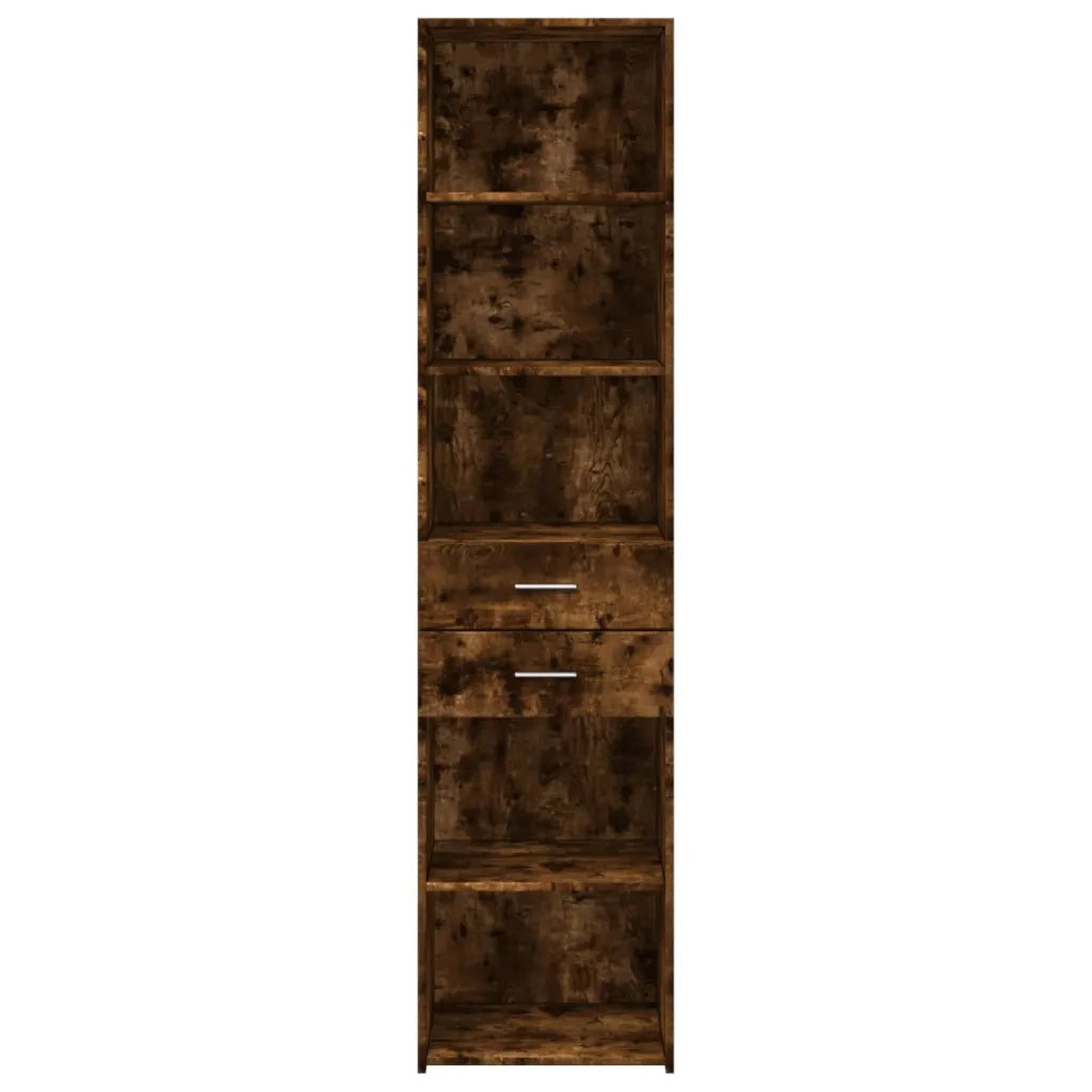 Credenza Rovere Fumo 45x42,5x185 cm in Legno Multistrato 3281452
