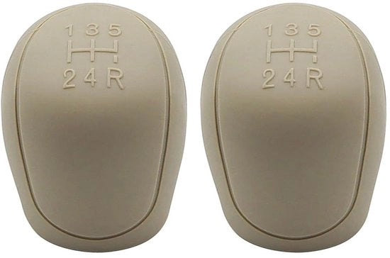 Set di gomme per pedale universali antiscivolo - 2x Set - Siliconi - Resistenti agli abrasivi - Beige