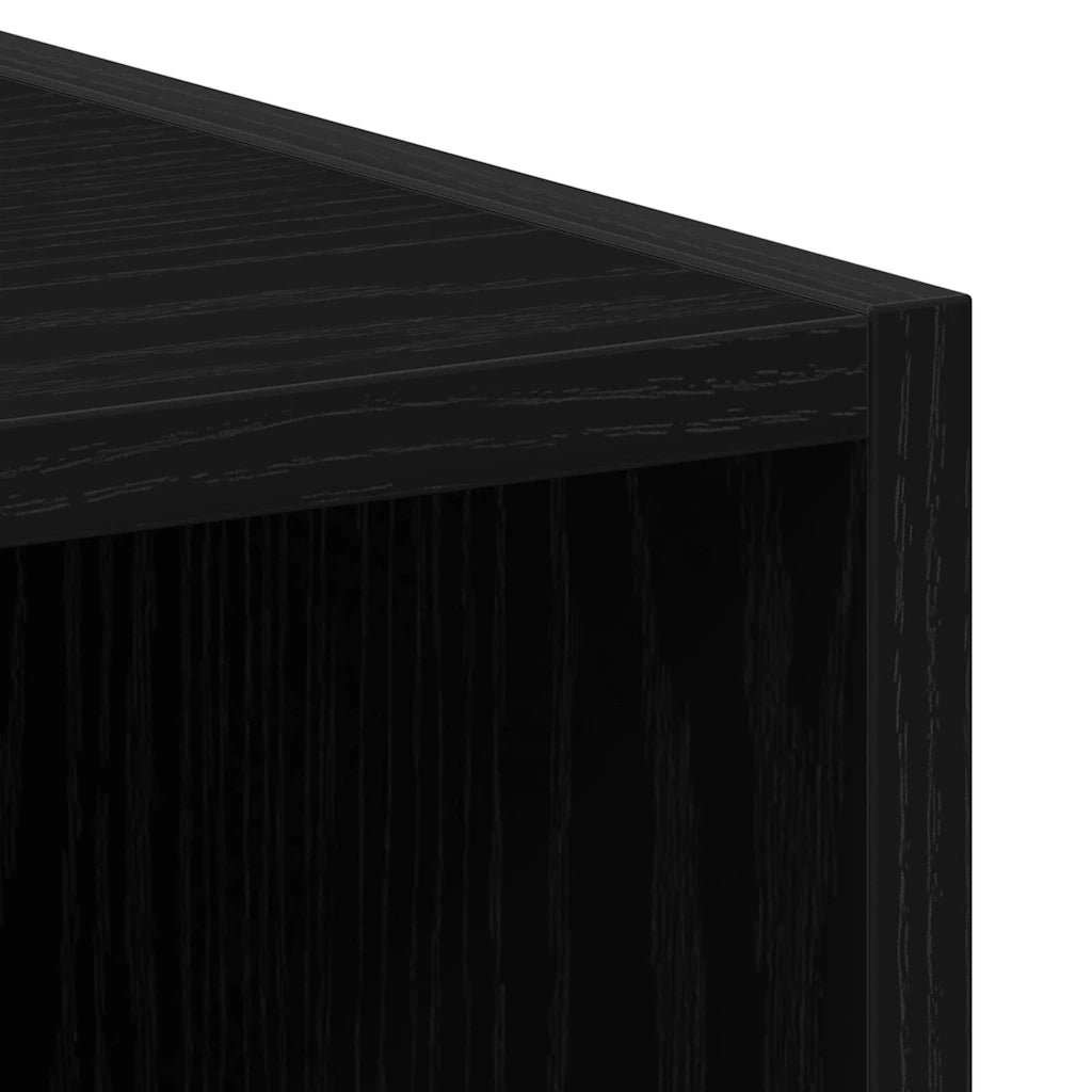 Armadio per Lavatrice Rovere Nero 64 x 24 x 190 cm 862668