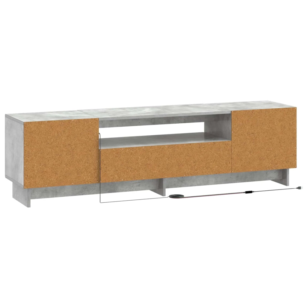 Mobile TV LED Grigio Cemento Legno ingegnerizzato 896028