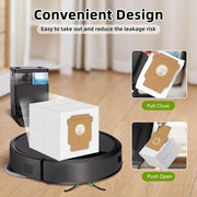 Set di 12 sacchi per aspirapolvere - Pannelli di ricambio per aspirapolvere - Stazione di aspirazione Clean Base - Serie Combo Essential - Adeguate prestazioni di chiusura
