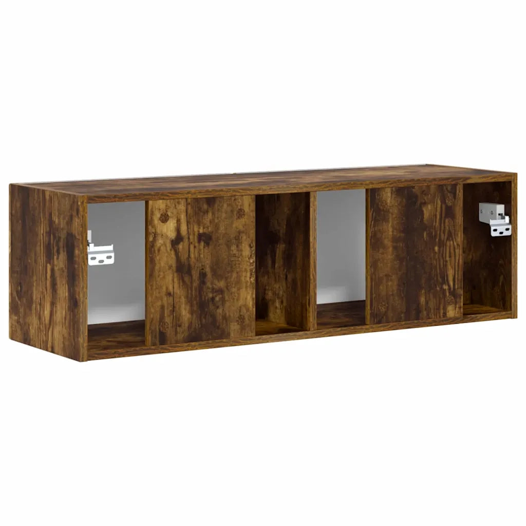 Mobile TV da parete Rovere fumé 98 x 31 x 29,5 cm 892239