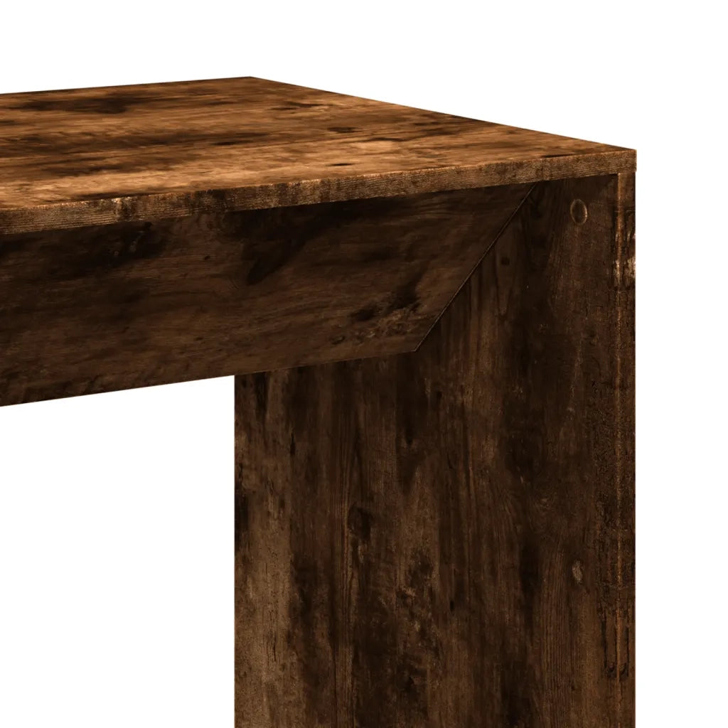 Tavolo da Bar Rovere Fumo 51x50x103,5 cm in Legno Multistrato