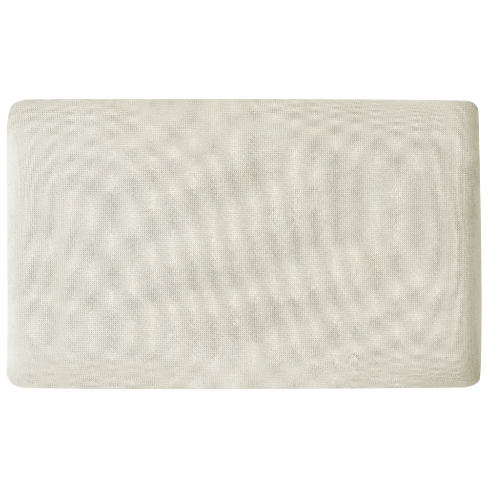 Divano angolare a sinistra  in tessuto di ciniglia bianco sporco Poliestere Metallo Gambe nere 190 x 272 x 83 cm Schienale imbottito e rifinito 3 posti a L Soggiorno in stile moderno