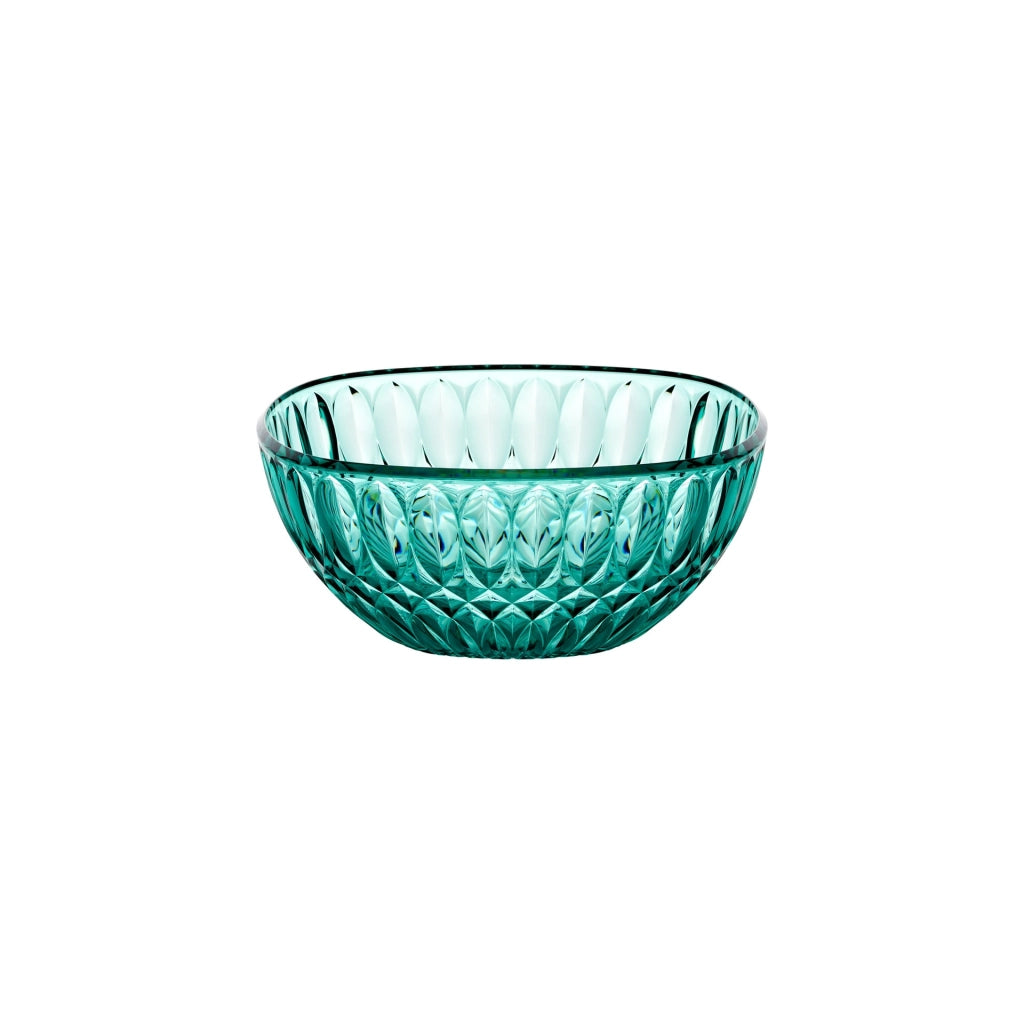 Contenitore Vanity Ø21 cm colore verde acquamarina 21x21xh9,3 cm