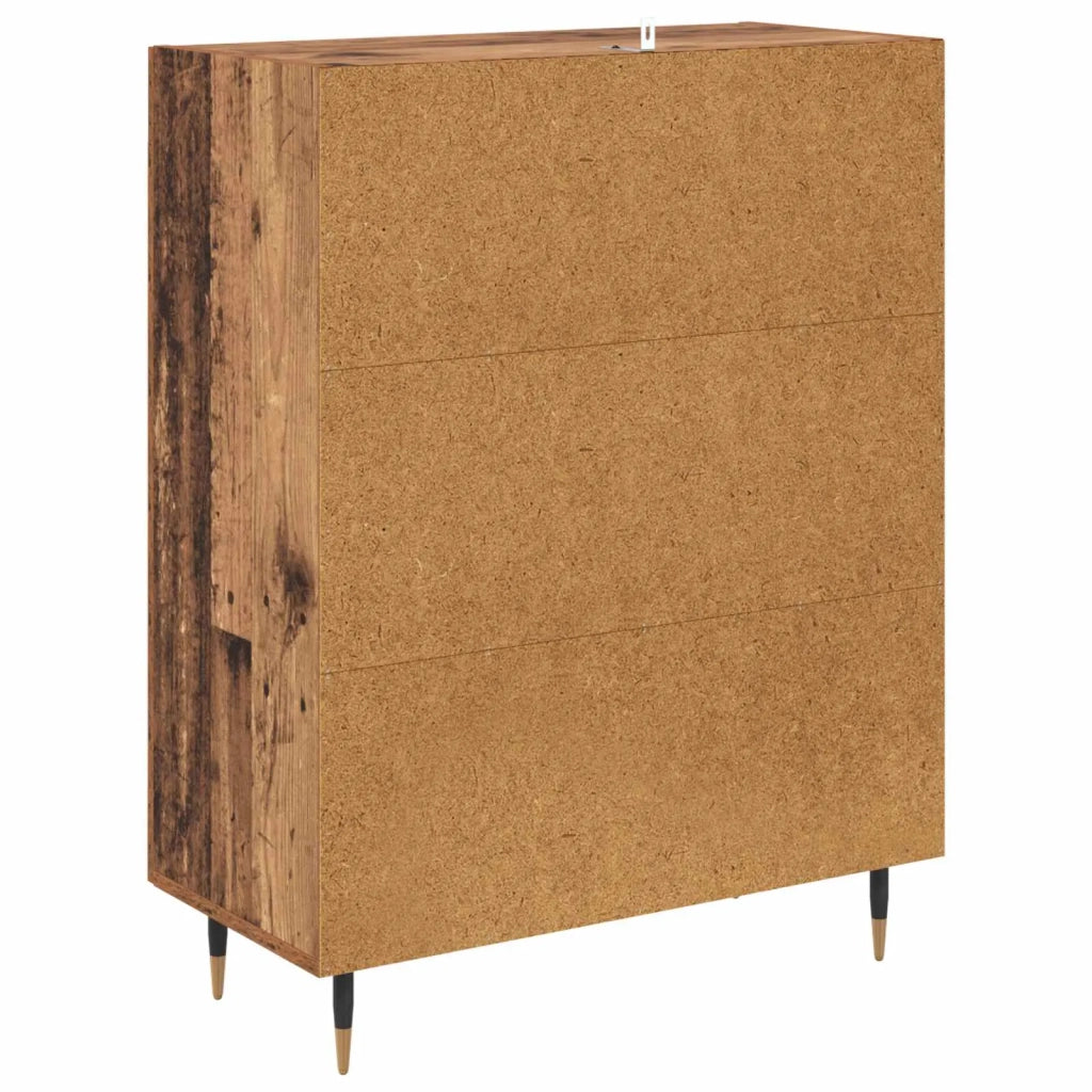 Credenza | Madia | Buffet da pranzo | Armadio da pranzo Legno vecchio 69,5 x 34 x 90 cm Legno multistrato