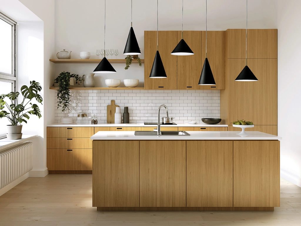SAMOI KIT LAMPADARIO A SOSPENSIONE 6 LUCI COLORE ESTERNO NERO FINITURE BIANCO ORO ATTACCO E27